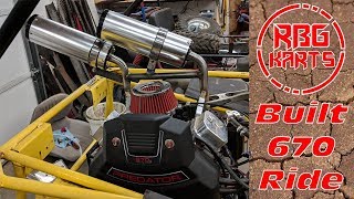 670cc V  Twin Go Kart First Ride  Manco Deuce Build Ep3 [upl. by Vasiliu]