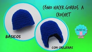 Tutorial gorro básico a crochet en todas las tallas [upl. by Anileuqcaj121]