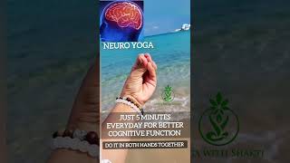 Neuro Yoga 5 minutes every day for better Cognitive functioning  Brain Booster [upl. by Atnamas]