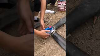 Farmland irrigation pipe installation [upl. by Zoldi]