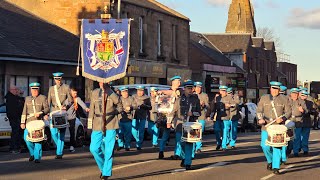 Whitburn Grenadiers Flute Band  Broxburn Loyalists annual band parade 2024 [upl. by Billie957]