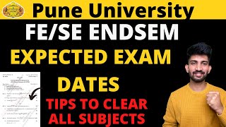 SPPU Engineering FESE Endsem Exam Dates  Sppu First Year Engineering Endsem Exam Dates 2023 [upl. by Notfilc]