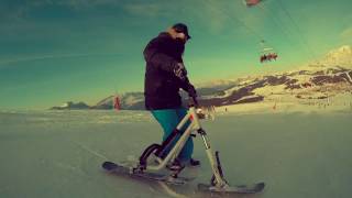 SNOWSCOOT  WINTER 2017 Les Saisies  French Alps [upl. by Elhsa]