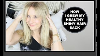 HOW I GREW MY HEALTHY HAIR BACK  NADINE BAGGOTT [upl. by Eislrahc]