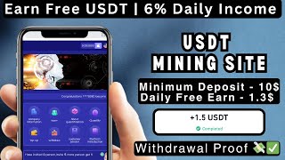 New Usdt Earning Site  new usdt mining site today  new usdt mining site 2024  free usdt earning [upl. by Brodsky]