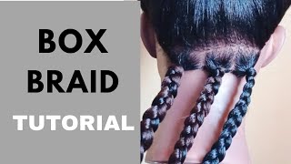 If youre having difficulty doing box braids then this is the simplest way of doing it  how to [upl. by Nnaeoj]