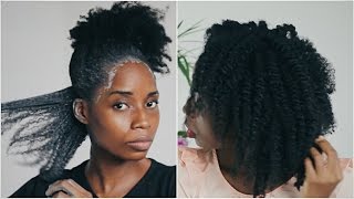 Cheveux crépus Définir ses Boucles avec la Bentonite ClayArgile Verte [upl. by Anelas743]