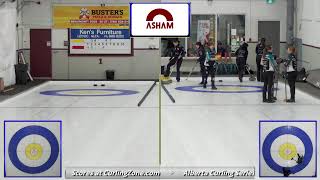 Taylor ReeseHansen vs Youbeen Park  Draw 6  Hack2House Alberta Curling Series Event 1 1 [upl. by Ahseinaj]