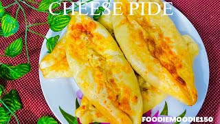 Cheese Pide  Turkish Cheese Pide recipe by foodiemoodie150 [upl. by Dnalsor]