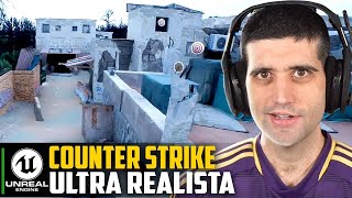 CS ultra REALISTA na Unreal Engine 5 remake da dust2 [upl. by Ewold724]