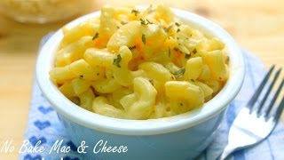 No Bake Mac and Cheese  4 Basic Ingredients [upl. by Novaelc]