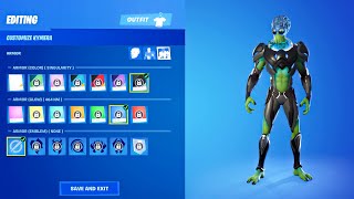 All Kymera CUSTOMIZATIONS Styles Showcase  Fortnite Chapter 2 Season 7 [upl. by Deibel]