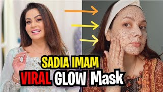 Lets Try SADIA Imams Viral Face Mask [upl. by Kcirddehs857]