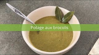 Recette de potage aux brocolis facile sans pommes de terre [upl. by Oak906]