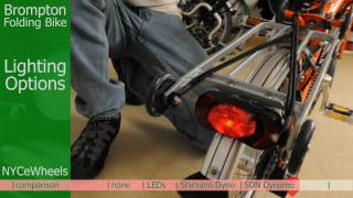 Brompton folding bike  Lighting [upl. by Olia]