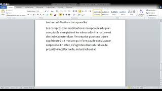 Comptabilité générale 1 les immobilisations incorporelles [upl. by Remas]