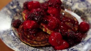 Healthy banana pancakes recipe [upl. by Mikol]