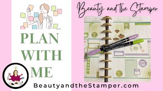 Plan With Me  Classic Vertical Happy Planner  Cactus Layout [upl. by Ayotaj]