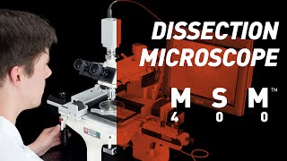 Dissection Microscope MSM 400  Singer Instruments [upl. by Coridon]