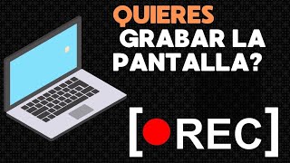 Como GRABAR la pantalla de tu PC laptop Gratis y RápidoquotQuiero hacer Geovannyquot [upl. by Lian281]