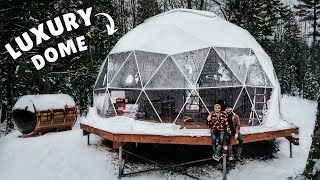 Geodesic Dome Build Insulating our Tiny House [upl. by Arlinda920]