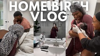 MY HOME BIRTH VLOG  BABY 4  UNMEDICATED BIRTH  RAW  EMOTIONAL  AshleyNoSwiper [upl. by Neo]