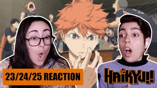 KARASUNO VS AOBA JOHSAI  HAIKYUU Reaction 2x232425  Season Finale [upl. by Jarrid]