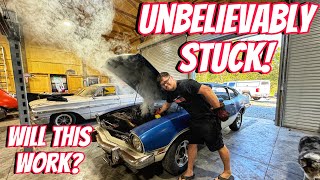 WE TRIED EVERYTHING COMPLETELY STUCK ENGINE [upl. by Culhert]