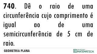 C17 COMPRIMENTO DA CIRCUNFERÊNCIA 740 [upl. by Nwahsad]