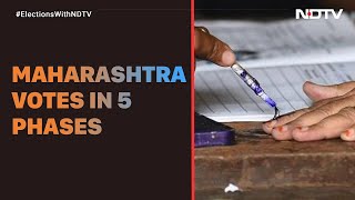 Maharashtra Election Date 2024  Lok Sabha Polls Maharashtra Votes In 5 Phases amp Other Top Stories [upl. by Erodisi]