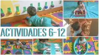 10 ACTIVIDADES PARA BEBÉS DE 6 A 12 MESES [upl. by Rogerio]