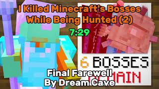 Hissy Uses Final Farewell By Dream Cave  Minecraft Boss Manhunt 2 [upl. by Schnell17]