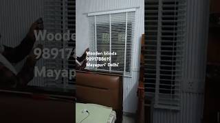 How to Install Wooden Blinds in Mayapuri Delhi  Expert Tips [upl. by Uyekawa]