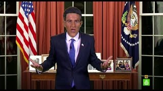 Joaquín Reyes I Barack Obama quotQuiero terminar la legislatura y llevar la vida de gorrino pachónquot [upl. by Ninehc275]