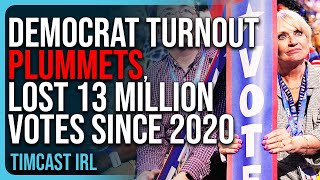 Democrat Turnout PLUMMETS LOST 13 MILLION VOTES Since 2020 Trump Has The Mandate [upl. by Clere]