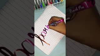 Parneet name calligraphymagical calligraphy [upl. by Ijok114]