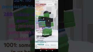 Error Codes part 2 errorcodes roblox [upl. by Matless]