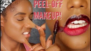 PEEL OFF MAKEUP amp LIPGLOSS TINT TATTOO  Ellarie [upl. by Meurer]