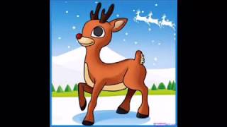 Rudolph The Red Nose Reindeer REMIX Lyrics [upl. by Yoc]