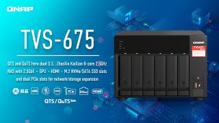 QNAPs Latest TVS675 8Core 6 Bay NAS Overview and Demo [upl. by Ribal163]