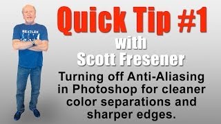 Scott Fresener  Quick Tip 1  Turning off AntiAliasing in Photoshop [upl. by Viviyan]