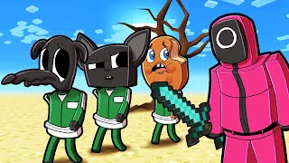 Cartoon Cat PlaysSQUID GAME Minecraft [upl. by Adneral]