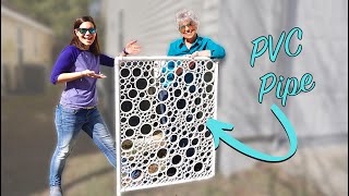 DIY PVC Pipe Privacy Screen [upl. by Genesa]