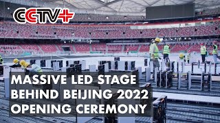 Massive LED Stage Behind Beijing 2022 Opening Ceremony [upl. by Lexerd]