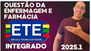 CURSO DE ENFERMAGEM E FARMÁCIA DO ETE INTEGRADO 20251 [upl. by Daggett]