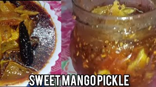 Sweet Mango Picklerecipeby SANTALI COOKING CHANNEL [upl. by Maria52]