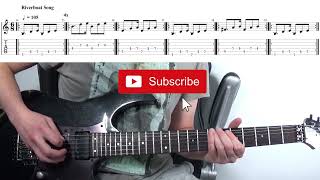 Riverboat Song Guitar Lesson With Tab  Ocean Colour Scene [upl. by Eerbua]