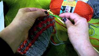 How to Left Cross and Right Cross Purl Stitches knitting [upl. by Lexie677]