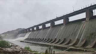 Koilsagar Reservoir gates opened😍 koilsagarmahabubnagarkoilkondareservoirindia [upl. by Luce]