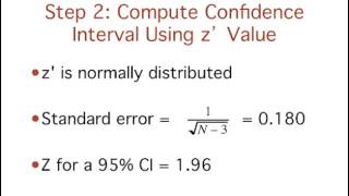 Estimation Confidence Interval on a Correlation [upl. by Ilaw]